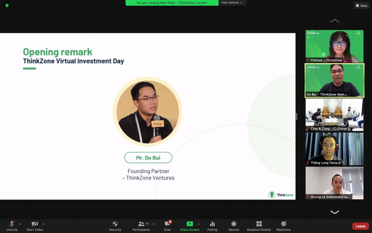 Sự kiện tổ chức trực tuyến giúp kết nối startup, nhà đầu tư trong bối cảnh phòng chống dịch